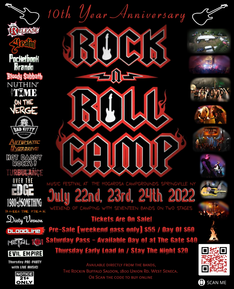 10th Annual Rock and Roll Camp Hogarosa Campgrounds Outhouse Tickets